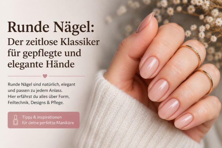 Runde Nägel: Der zeitlose Klassiker für gepflegte und elegante Hände
